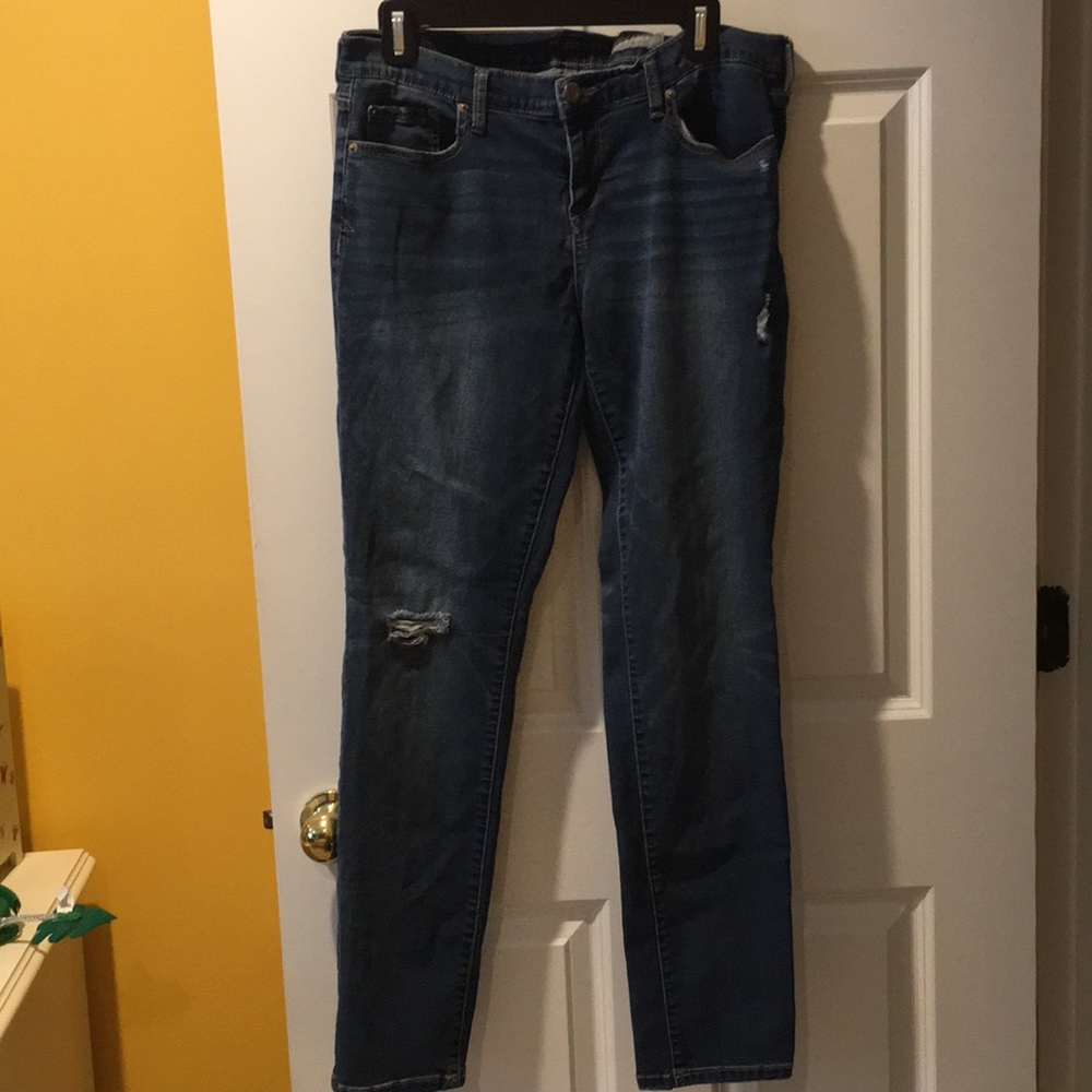 Lightly distressed jeans